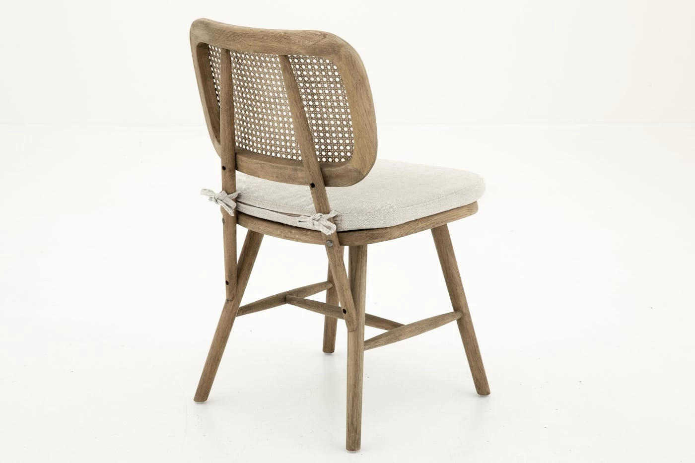 LYNN, Chair, Oak, Reed, With Cushion 8 LYNN, Chair, Oak, Reed, With Cushion – Image 8
