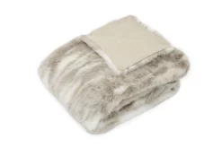 LARKIN, Plaid, Faux Fur