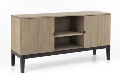 FERRO, Sideboard/TV Cabinet, 2 Doors, Weathered Oak