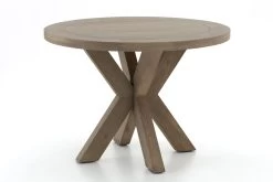 FORINO, Dining Table, Weathered Oak, Round, 140 Cm