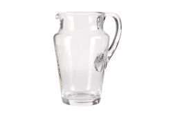 PRAAG, Pitcher, Mouth-blown Glass, Engraved, 1,5 L