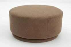 LUCAS, Pouf, Rotatable, Ø 60, Latte -Boutique De Décoration https3A2F2Fwww.flamant.com2Fmedia2Fcatalog2Fproduct2F42F02F40174 14 03 2023T133A353A22