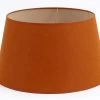 LINDRO, Lampshade, Orange, Cylinder, 45 Cm