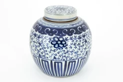 REDDING, Potiche, Blue/white