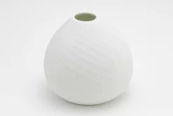 CHANN, Vase, Glass, White, S