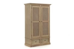 CARLY, Wardrobe, Weathered Oak, 2 Doors