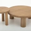 CARTER, Coffee Table, With Sidetable, Weathered Oak, Set Of 2