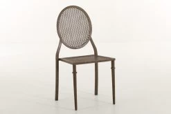 MARY, Chair, Rust Finish, Metal