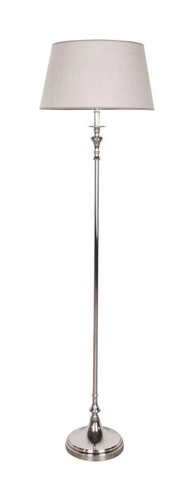 SORAH, Floor Lamp, Brass And Nickel