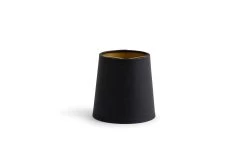 CLIPS, Lampshade, Black And Gold, Cylinder, 10 Cm