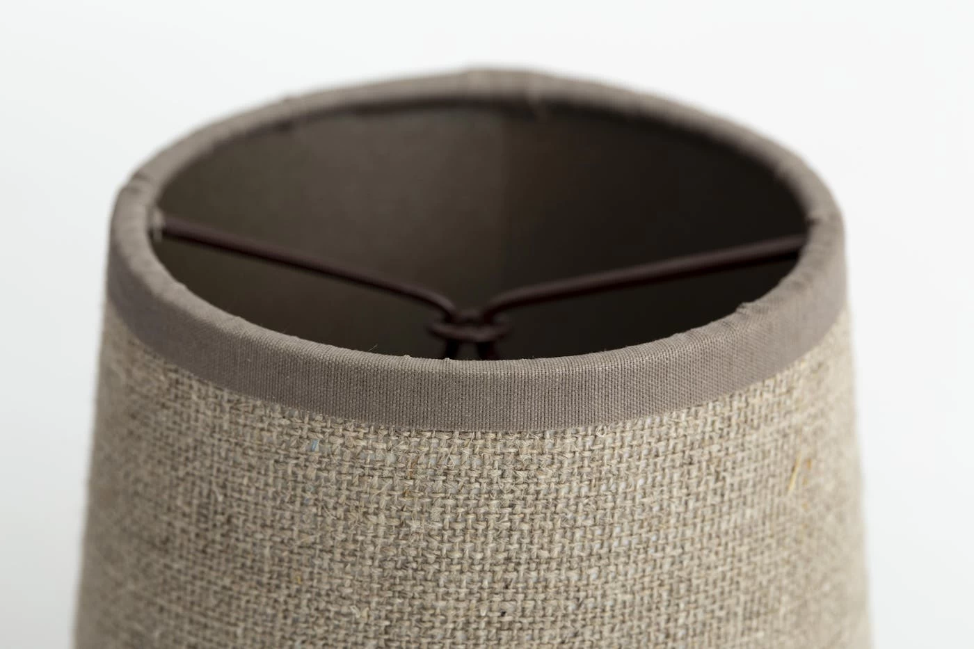 CLIPS, Lampshade, Natural And Silver, Cylinder, 10 Cm 2 CLIPS, Lampshade, Natural And Silver, Cylinder, 10 Cm – Image 2