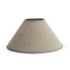 CIRCUM, Lampshade, Natural And Silver, Conical, 23 Cm