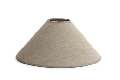 CIRCUM, Lampshade, Natural And Silver, Conical, 30 Cm