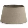 LINDRO, Lampshade, Natural And Silver, Cylinder, 45 Cm