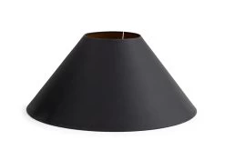CIRCUM, Lampshade, Black And Gold, Conical, 55 Cm