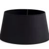 LINDRO, Lampshade, Black, Cylinder, 35 Cm