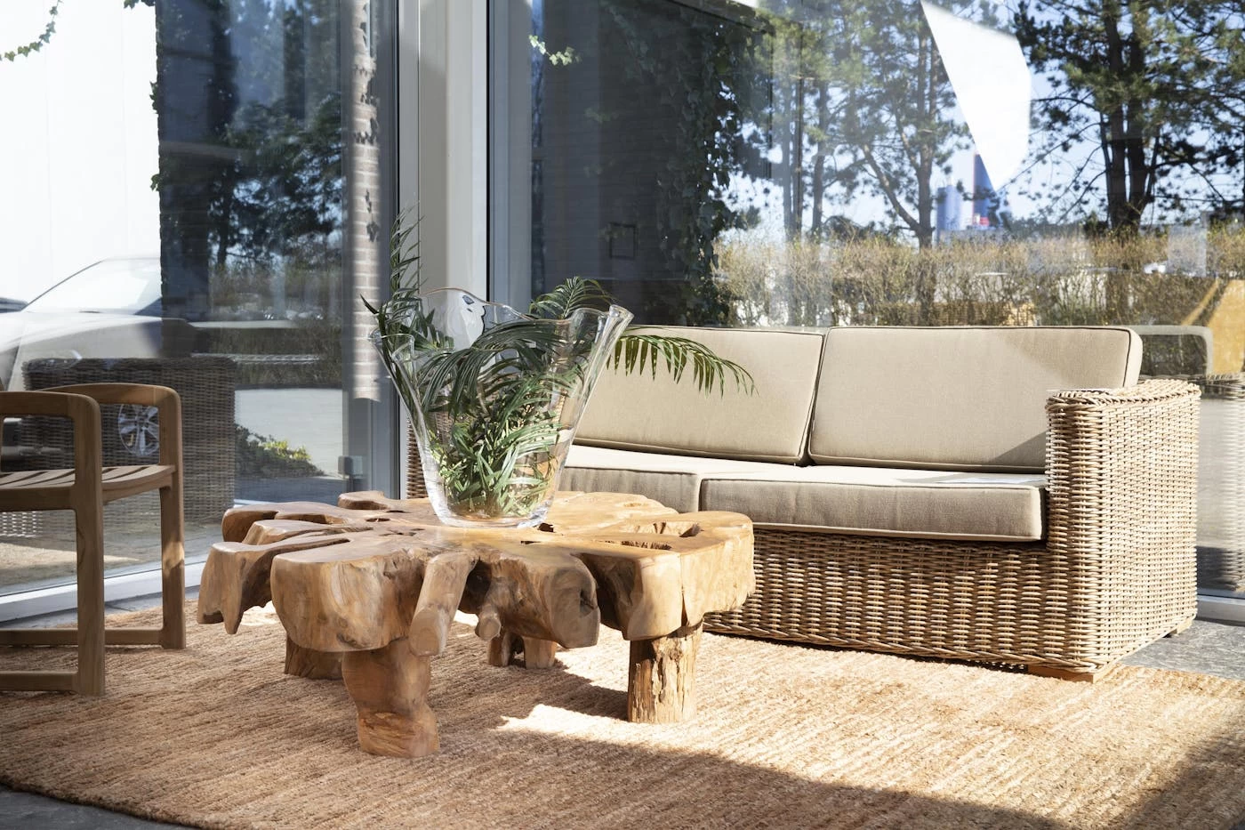 HILLS, Garden Sofa, With Cushion, 2,5 Seater 2 HILLS, Garden Sofa, With Cushion, 2,5 Seater – Image 2