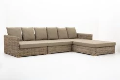 HILLS, Garden Sofa, With Cushion + Pouf