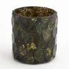 TEMPLES, Tea Light Holder, Glass, Green, M