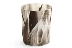 CAULFIELD, Tealight Holder, Feathers, S