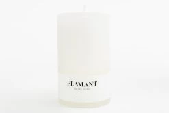 BETH, Candle, Colour White, 9x15cm