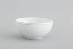 JILLE, Salad Bowl, Ceramic, White, 21cm