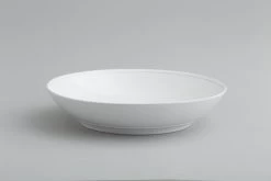 JILLE, Salad Bowl, Ceramic, White, 34cm