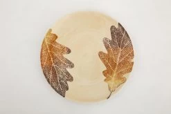 FERNANDO, Plate, Ceramic, Leaves, 29cm