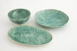 CRESTA, Serving Bowl, Ceramic, Turquoise, Round, 37cm -Boutique De Décoration https3A2F2Fwww.flamant.com2Fmedia2Fcatalog2Fproduct2F82F42F8439 14 03 2023T173A023A07