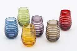 BRAHMS, Glass, Different Colours, Set Of 6