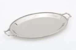 FERMONT, Tray, Oval, Nickel